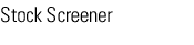 StockScreener